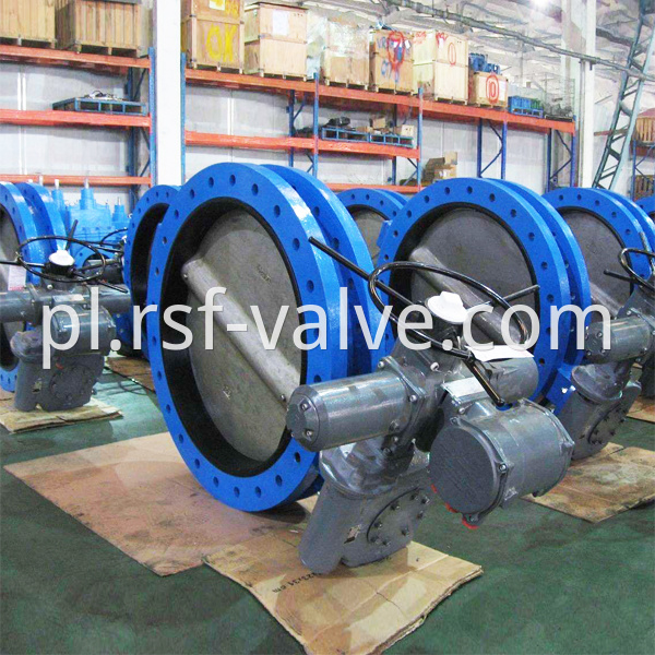 U Type Butterfly Valve With Rotork Actuator